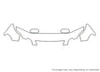 gs Avery Dennison Clear Bra Hood Precut PPF Diagram