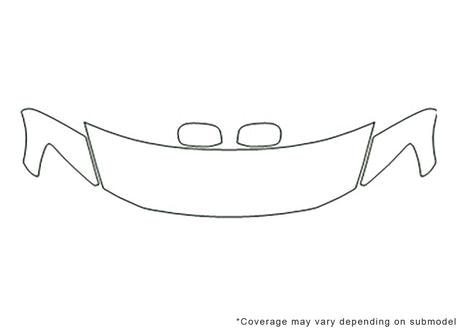 gs 3M Clear Bra Hood Precut PPF Diagram