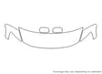 gs Avery Dennison Clear Bra Hood Precut PPF Diagram