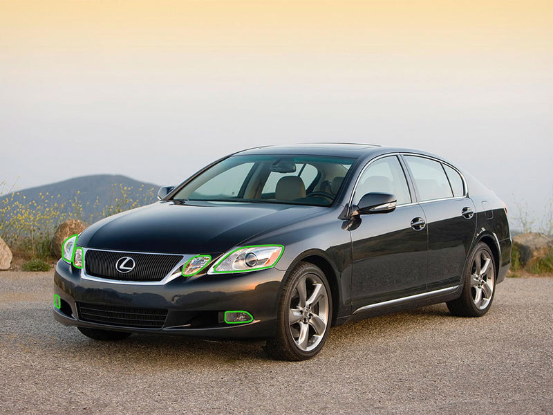 lexus gs 2006-2012 Headlight Protection Installation Location