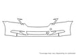 gs 3M Clear Bra Bumper Precut PPF Diagram