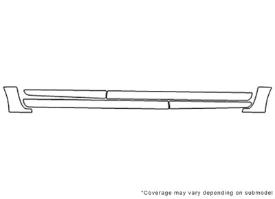 gs 3M Clear Bra Door Cup Precut PPF Diagram
