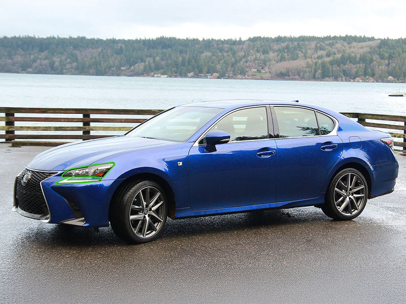 lexus gs 2016-2020 Headlight Protection Installation Location