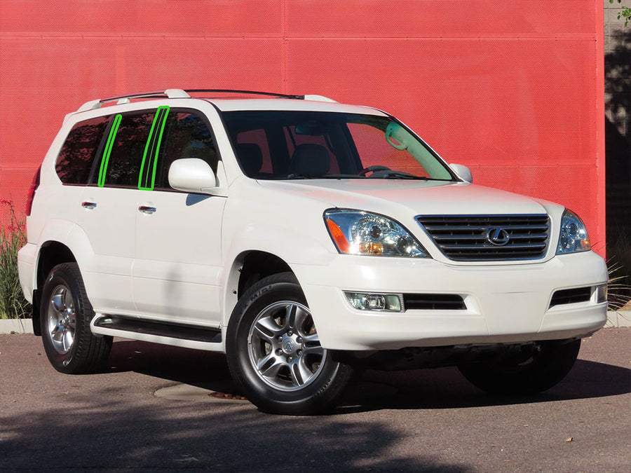 lexus gx 2003-2009 Pillar Post Trim Installation Location