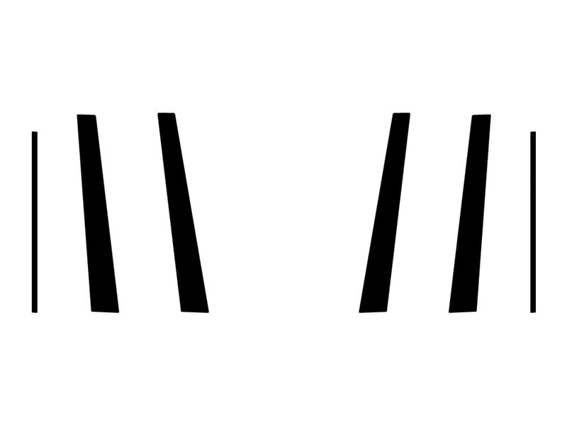 lexus gx 2003-2009 Camo Pillar Trim Diagram