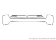 gx Avery Dennison Clear Bra Door Cup Precut PPF Diagram