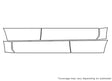 gx 3M Clear Bra Door Cup Precut PPF Diagram