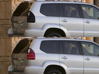 gx Before and After Smoked Taillights