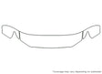 gx 3M Clear Bra Hood Precut PPF Diagram