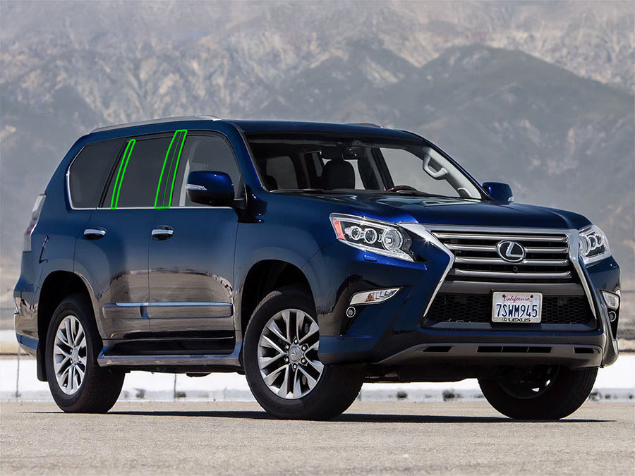 lexus gx 2010-2018 Pillar Post Trim Installation Location