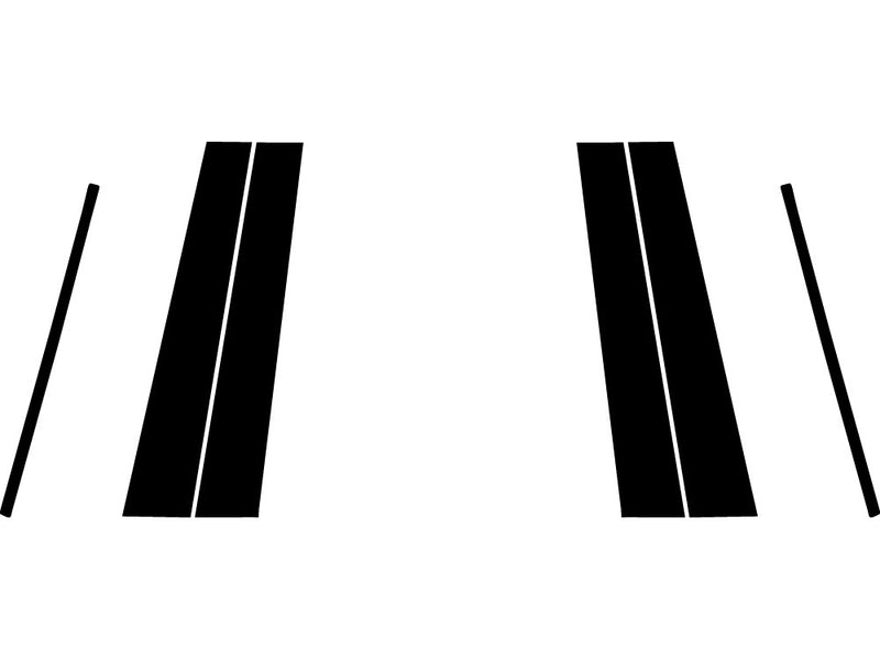 lexus gx 2010-2018 Camo Pillar Trim Diagram