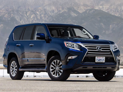 lexus gx 2010-2018 Matte Black Pillar Trim