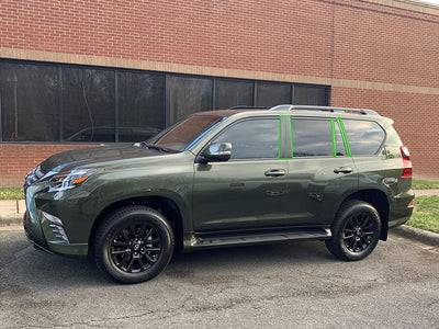 lexus gx 2019-2023 Pillar Post Trim Installation Location