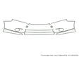 hs 3M Clear Bra Bumper Precut PPF Diagram