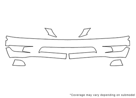 is 3M Clear Bra Bumper Precut PPF Diagram