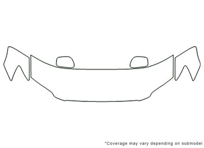 is Avery Dennison Clear Bra Hood Precut PPF Diagram