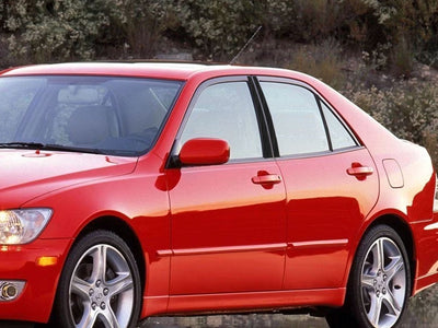 lexus is 2001-2005 Brushed Aluminum Black Pillar Cover Diagram