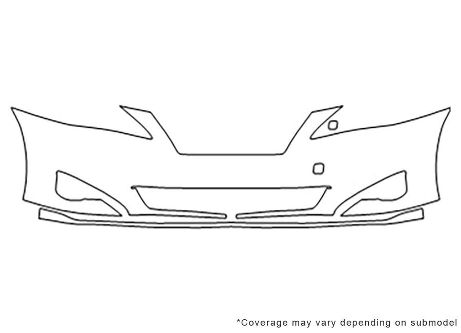 is 3M Clear Bra Bumper Precut PPF Diagram