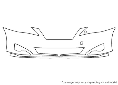 is Avery Dennison Clear Bra Bumper Precut PPF Diagram