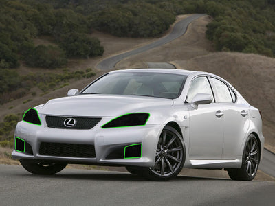 lexus is 2006-2010 Headlight Tint Location