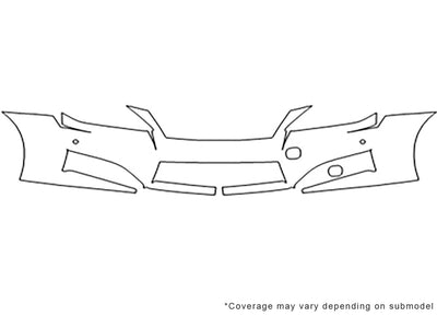 is Avery Dennison Clear Bra Bumper Precut PPF Diagram