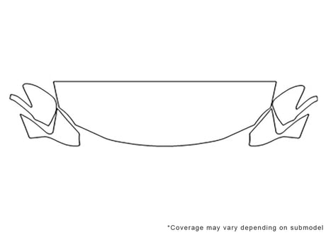 is Avery Dennison Clear Bra Hood Precut PPF Diagram
