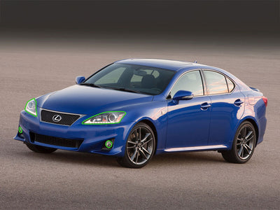 lexus is 2011-2013 Headlight Protection Installation Location