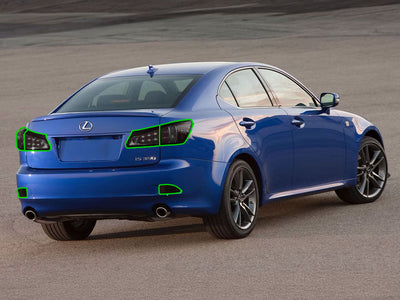 is (sedan) Tail Light Tint Installation Points