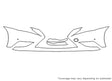 is Avery Dennison Clear Bra Bumper Precut PPF Diagram