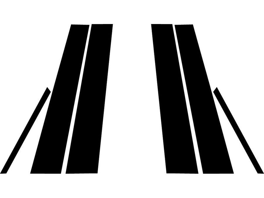 lexus is 2014-2017 Carbon Fiber Pillar Trim Diagram