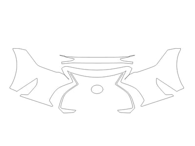 is 3M Clear Bra Bumper Precut PPF Diagram
