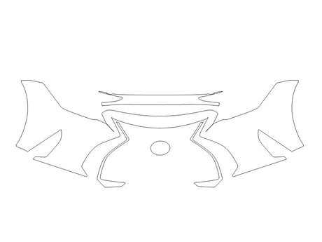 is 3M Clear Bra Bumper Precut PPF Diagram