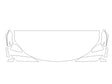 lc Avery Dennison Clear Bra Hood Precut PPF Diagram