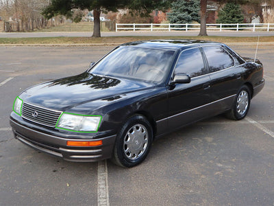 lexus ls 1995-1997 Headlight Protection Installation Location
