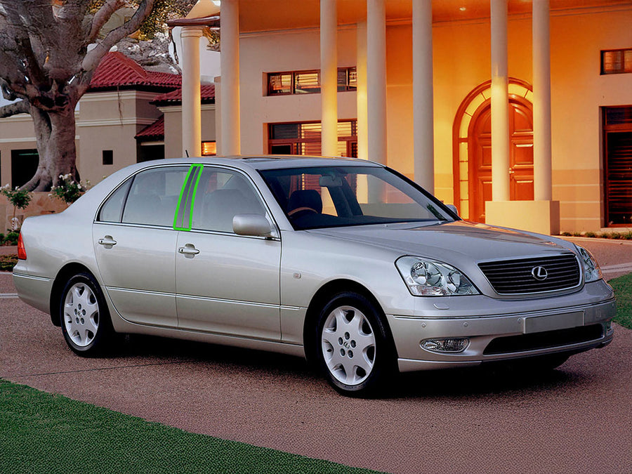 lexus ls 1996-2000 Pillar Post Trim Installation Location