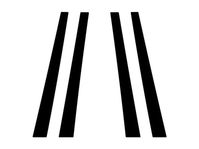 lexus ls 1996-2000 Gloss Black Pillar Trim