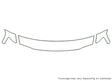 ls Avery Dennison Clear Bra Hood Precut PPF Diagram