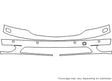 ls Avery Dennison Clear Bra Bumper Precut PPF Diagram