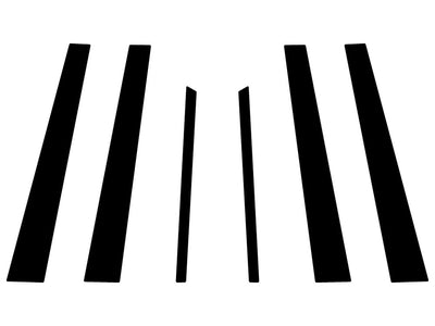 lexus ls 2001-2006 Camo Pillar Trim Diagram