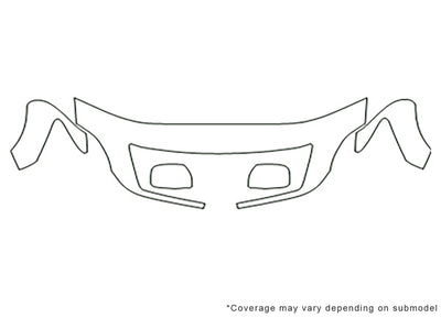 ls 3M Clear Bra Hood Precut PPF Diagram
