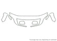 ls Avery Dennison Clear Bra Hood Precut PPF Diagram
