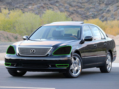 lexus ls 2004-2006 Headlight Tint Location