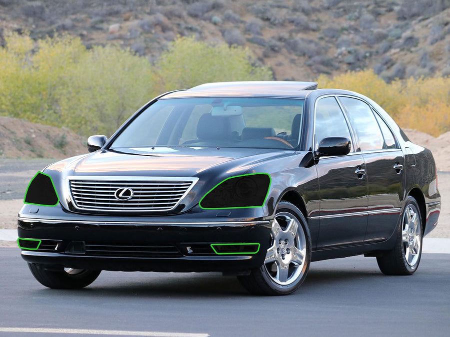 lexus ls 2004-2006 Headlight Tint Location