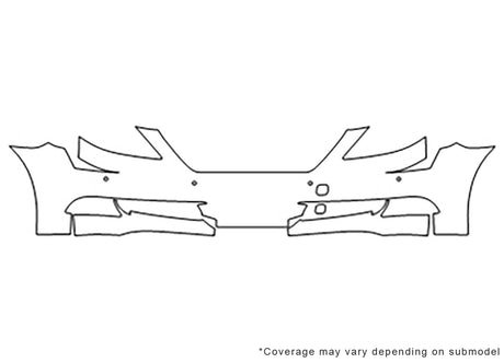 ls 3M Clear Bra Bumper Precut PPF Diagram