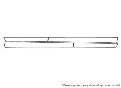 ls 3M Clear Bra Door Cup Precut PPF Diagram