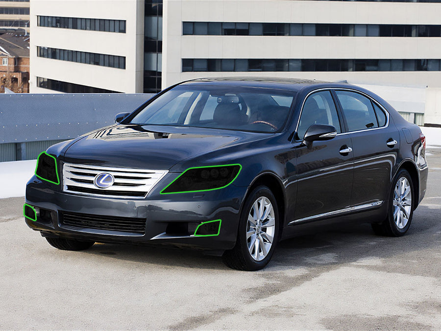 lexus ls 2007-2012 Headlight Tint Location