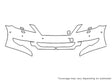 ls 3M Clear Bra Bumper Precut PPF Diagram