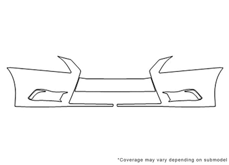 ls 3M Clear Bra Bumper Precut PPF Diagram