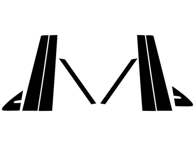 lexus ls 2018-2023 Camo Pillar Trim Diagram