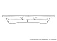lx 3M Clear Bra Bumper Precut PPF Diagram